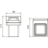 Держатель-стакан для зубных щеток GAPPO G30806-9